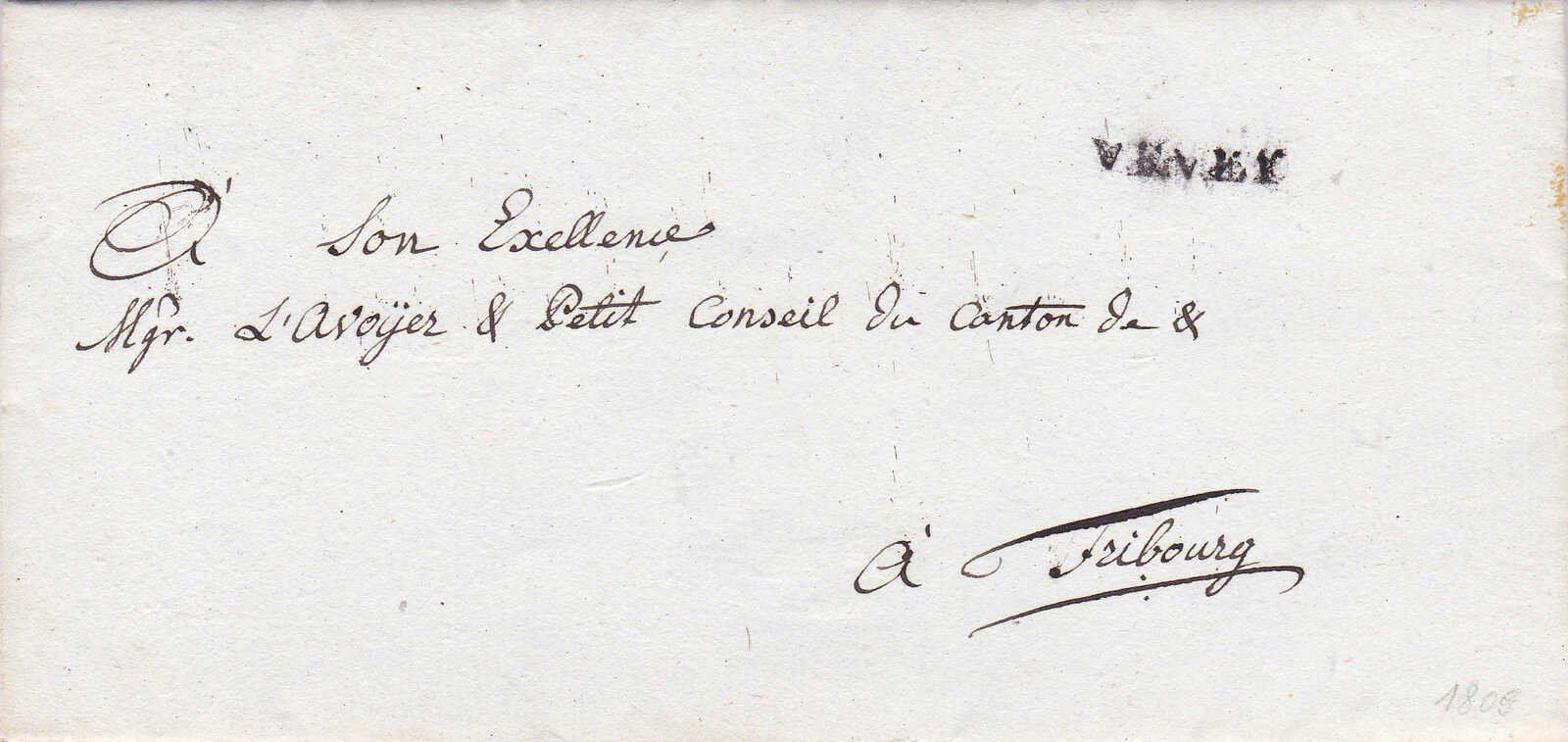 Tous les timbres: 1809, "Vevey", Stabstempel auf  – D'occasion à Wenslingen par riger11