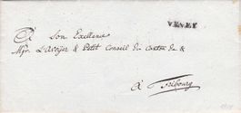 1809, "Vevey", Stabstempel auf 