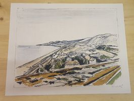 Victor Surbek – Original Lithografie, handsigniert