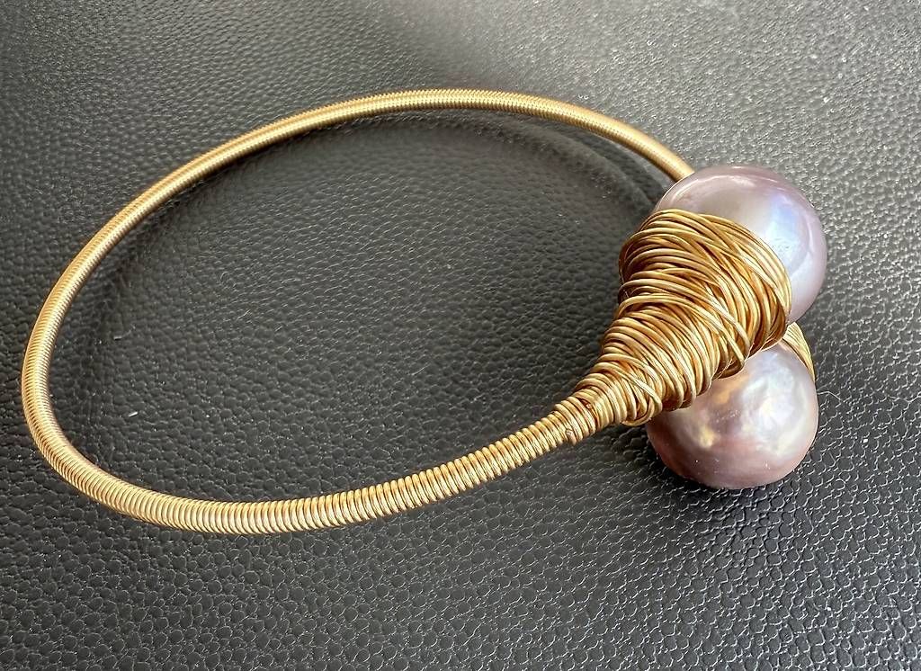 Bracciali & Braccialetti: Armreif mit Perlen  – Usato da Basel venduto da Jador01 1