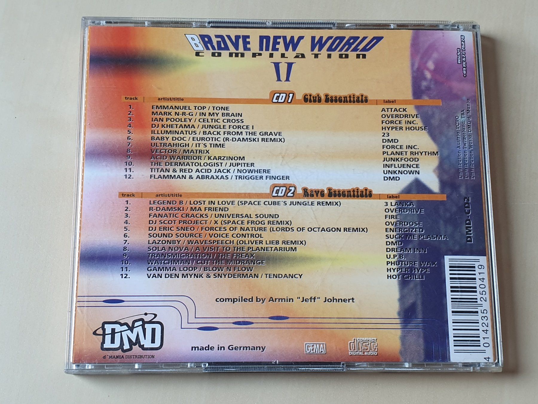 CD: BRave new World Compilation II – Usato da Stansstad venduto da collectorsshop 1