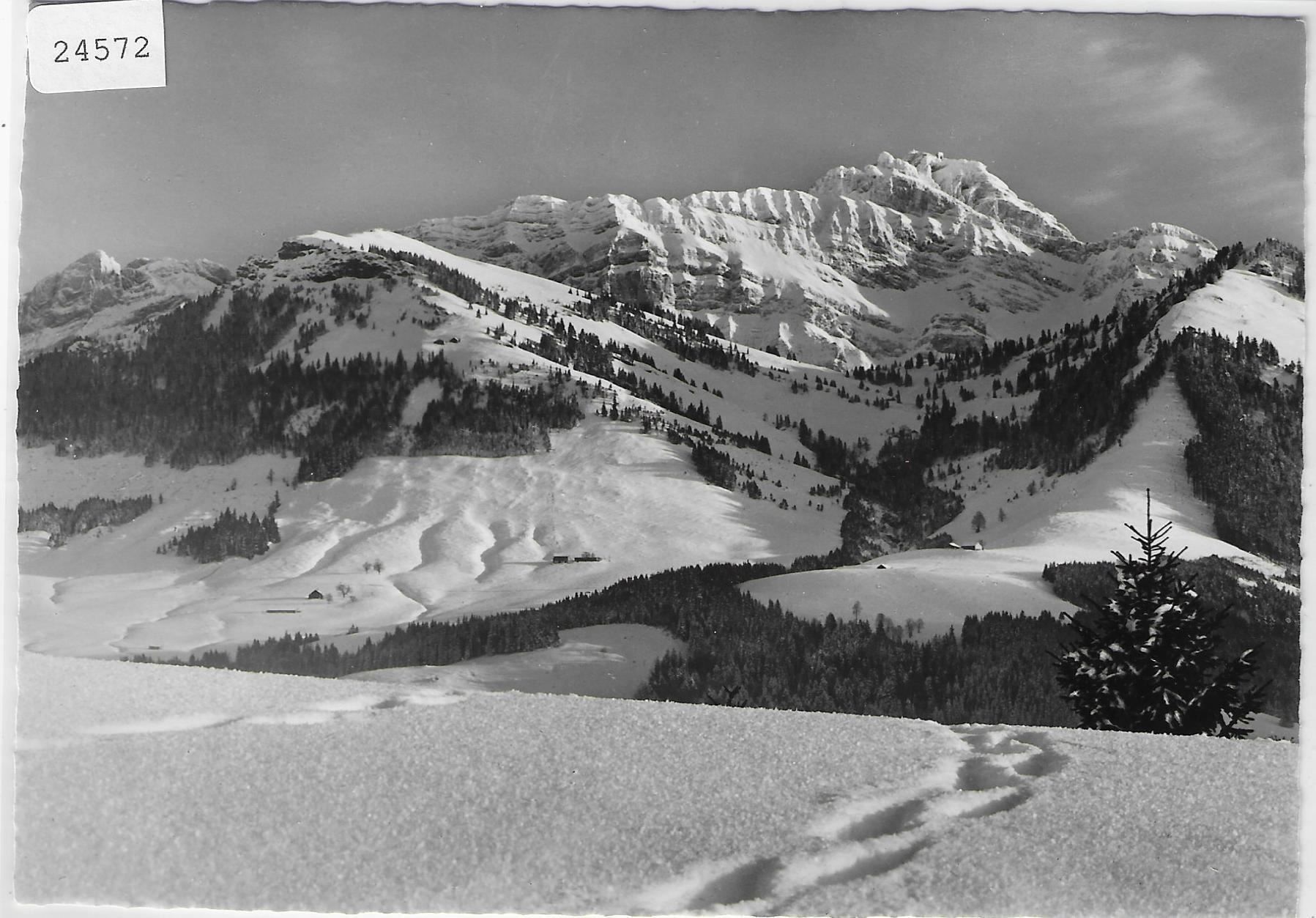 Dipinti: Winterlandschaft mit Säntis – Antico da Ettingen venduto da Kartenplanet