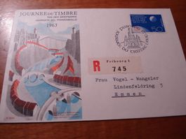 Tag der Briefmarke 1963, Fribourg,  Brief