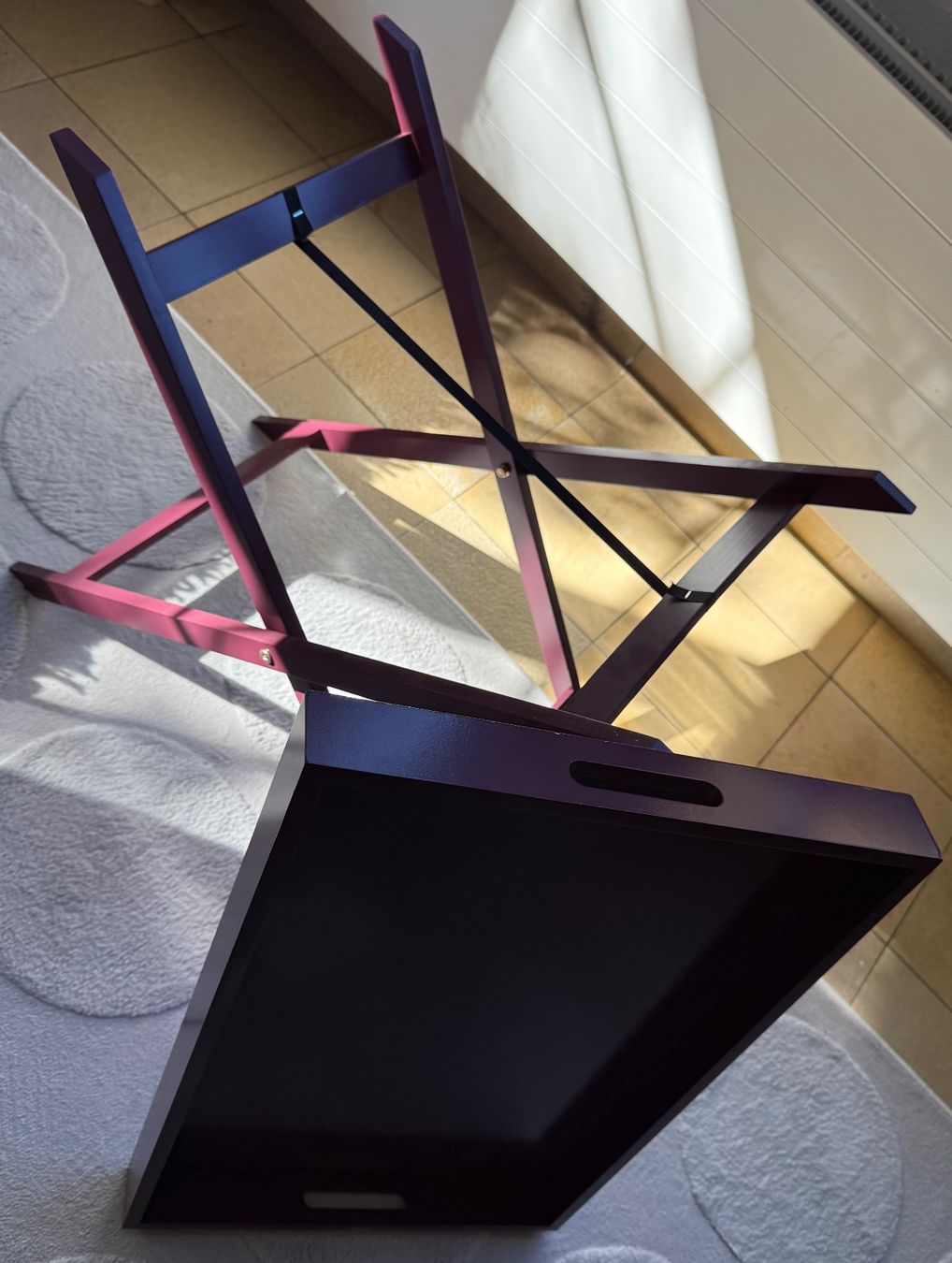 Tavoli: Serviertisch klappbar, Holz, Lila – Usato da Wohlen AG venduto da homecollectivech 3