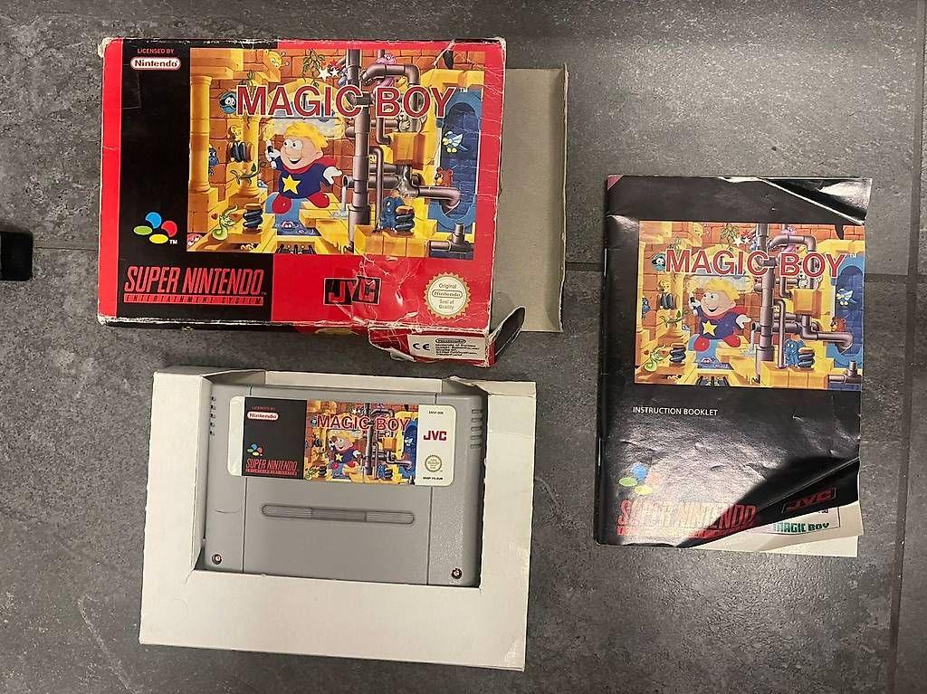 Nintendo Giochi: Super Nintendo snes Magic Boy - complet – Usato da Pont-de-la-Morge venduto da Darfal