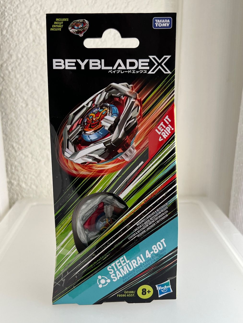 Hasbro Jouets: Beyblade X Steel Samurai 4-80T – Neuf avec emballage d'origine à Uttigen par sonorsonic