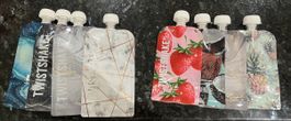 NEW - Twistshake Reusable Pouches 8 Pieces