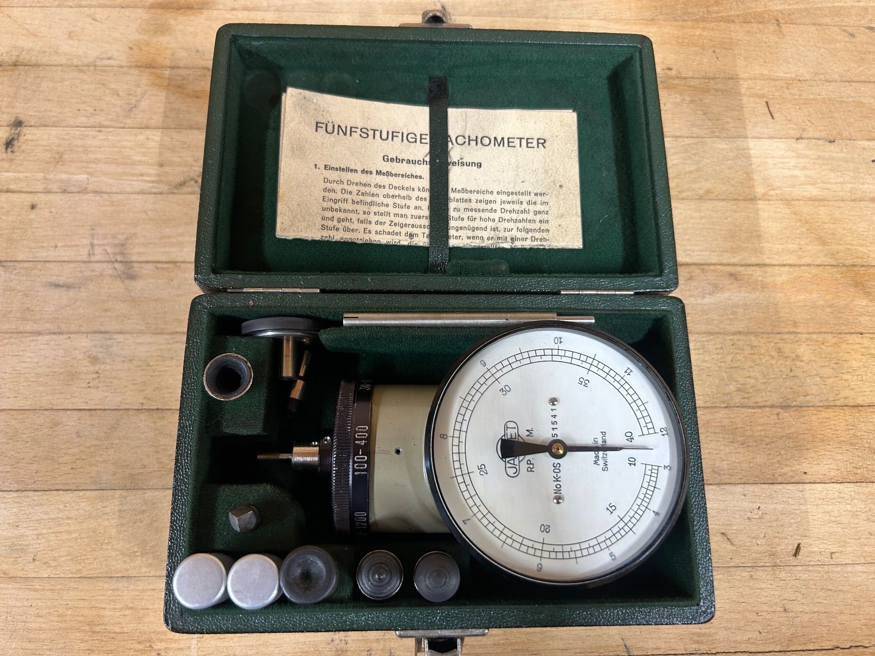 Misurare: Tachometer JAQUTE Lehrwerkstätte – Usato da Rothenfluh venduto da BitterlinPartner