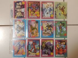 Cartes X-Men Marvel Super Heroes impel 90's