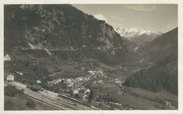 Filisur, Bahnhof, Gasthaus Rhätia & Post - 1933
