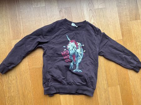 Minymo Xmas Dinosaurier-Sweatshirt 4 Jahre / Größe 104 – Bio