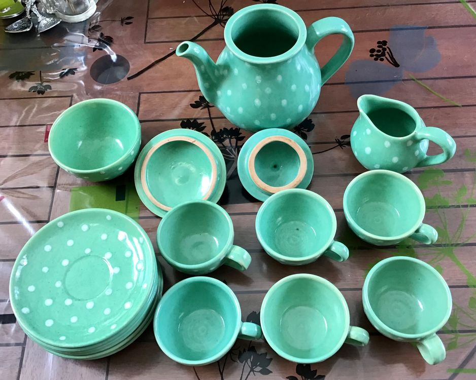 Vintage Mocca - Kaffee Geschirr für 6 Personen 60-70er Jahre | Kaufen ...
