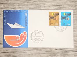CL22 Enveloppe + Timbre UN / Suisse 1978