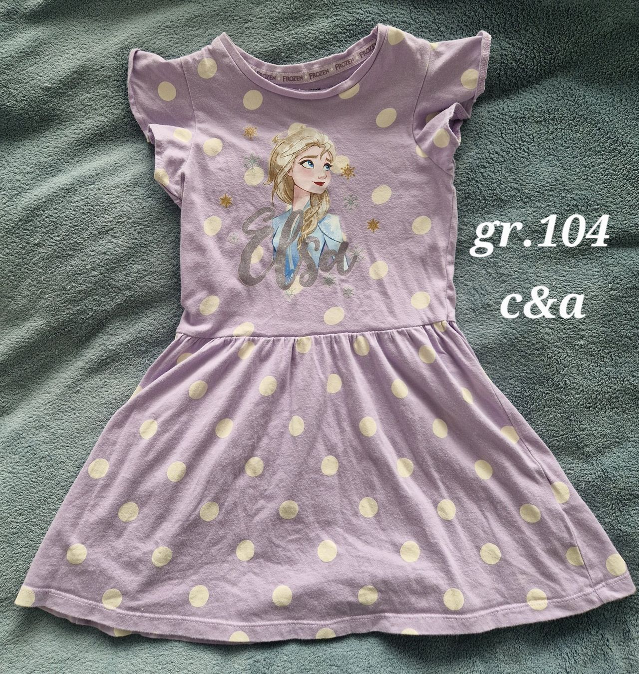 C&A Vestiti & Gonne: Kleid grösse 104 Eiskönigin – Usato da Heimberg venduto da Eleanor20