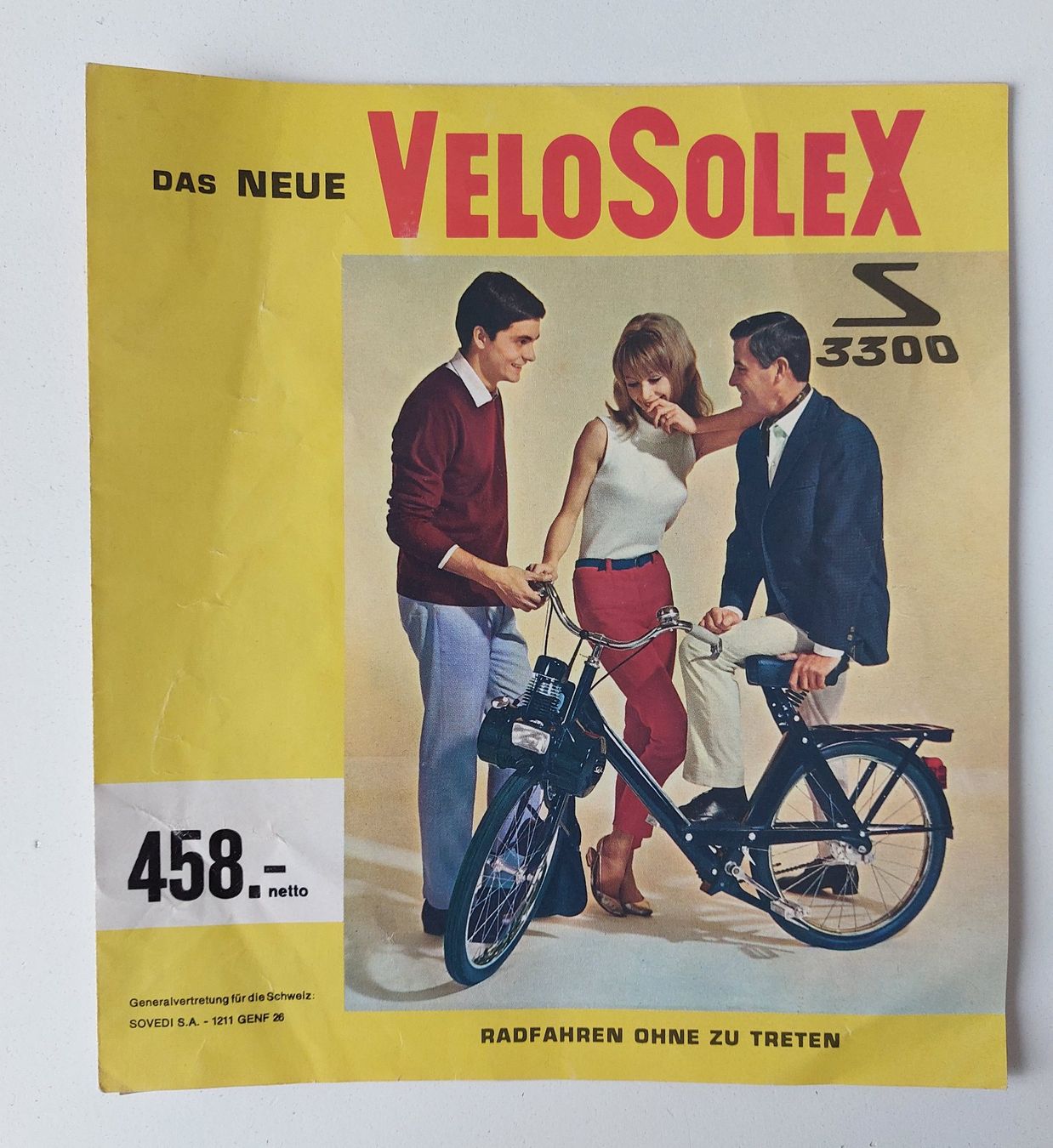 Solex Mofas: Prospekt Solex S 3300 Velosolex – Gebraucht aus Schenkon von