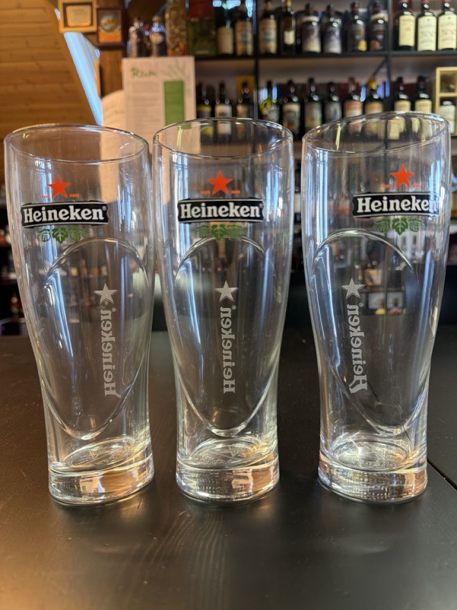 Heineken Bicchieri: Bierglas Heineken – Nuovo e nell'imballaggio originale da Gysenstein venduto da Spirituosen-Museum