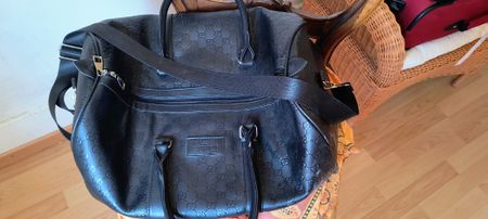 Reisetasche Leder Schwarz guter Zustand
