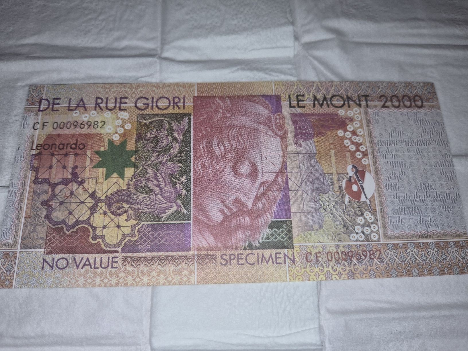 Banconote: Billet commémoratif Leonardo Da Vinci – Nuovo (secondo la descrizione) da Senèdes venduto da hen_fw8b 1