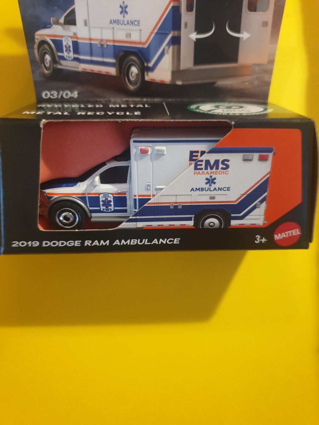 Matchbox Modellini d'auto: Matchbox 2019 DODGE RAM AMBULANCE – Nuovo e nell'imballaggio originale da Oftringen venduto da Rotor 3