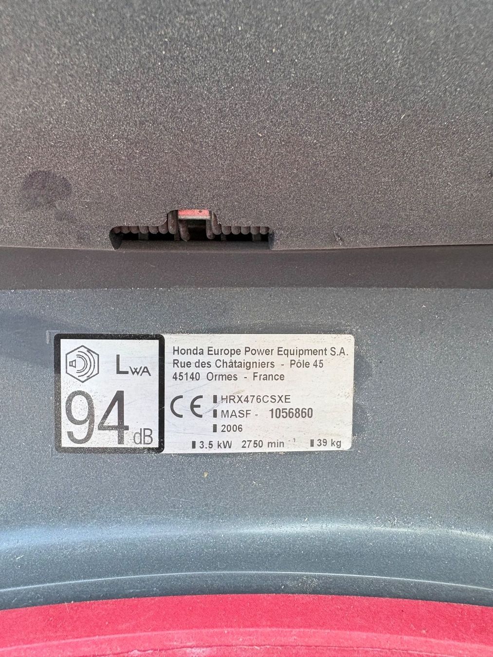 Honda Rasenmäher: Rasenmäher Honda HRX476CSXE – Gebraucht aus Effingen von landmaschinen5078 1