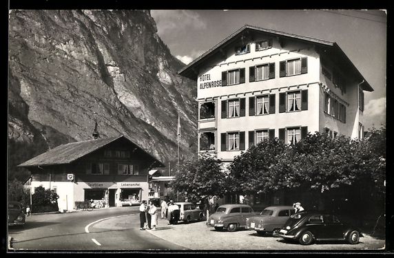 Cartoline postali: AK Innertkirchen, Hotel Alpenrose – Usato da Berlin venduto da bartko-reher