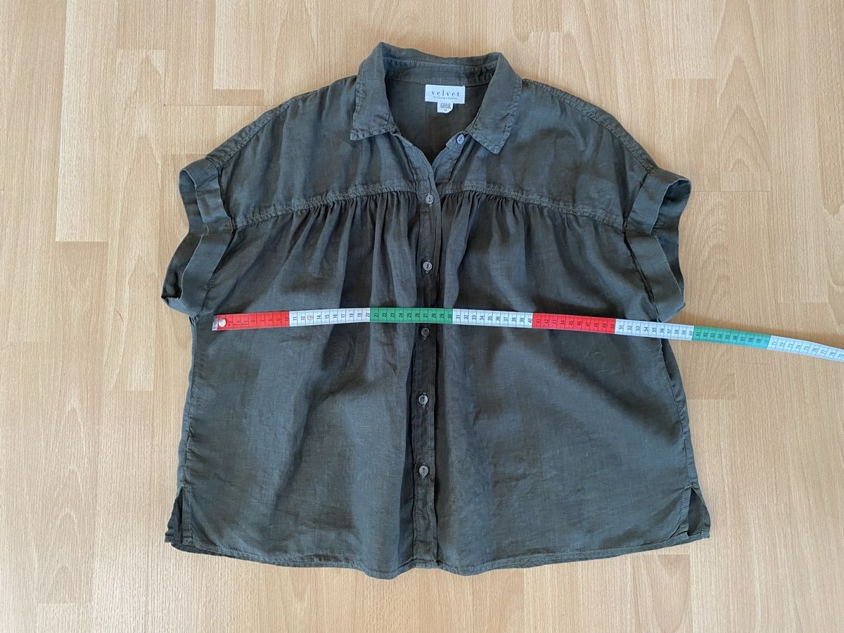 Camicette: Velvet Graham Spencer Bluse Olive Gr. M – Usato da Buochs venduto da H16 5