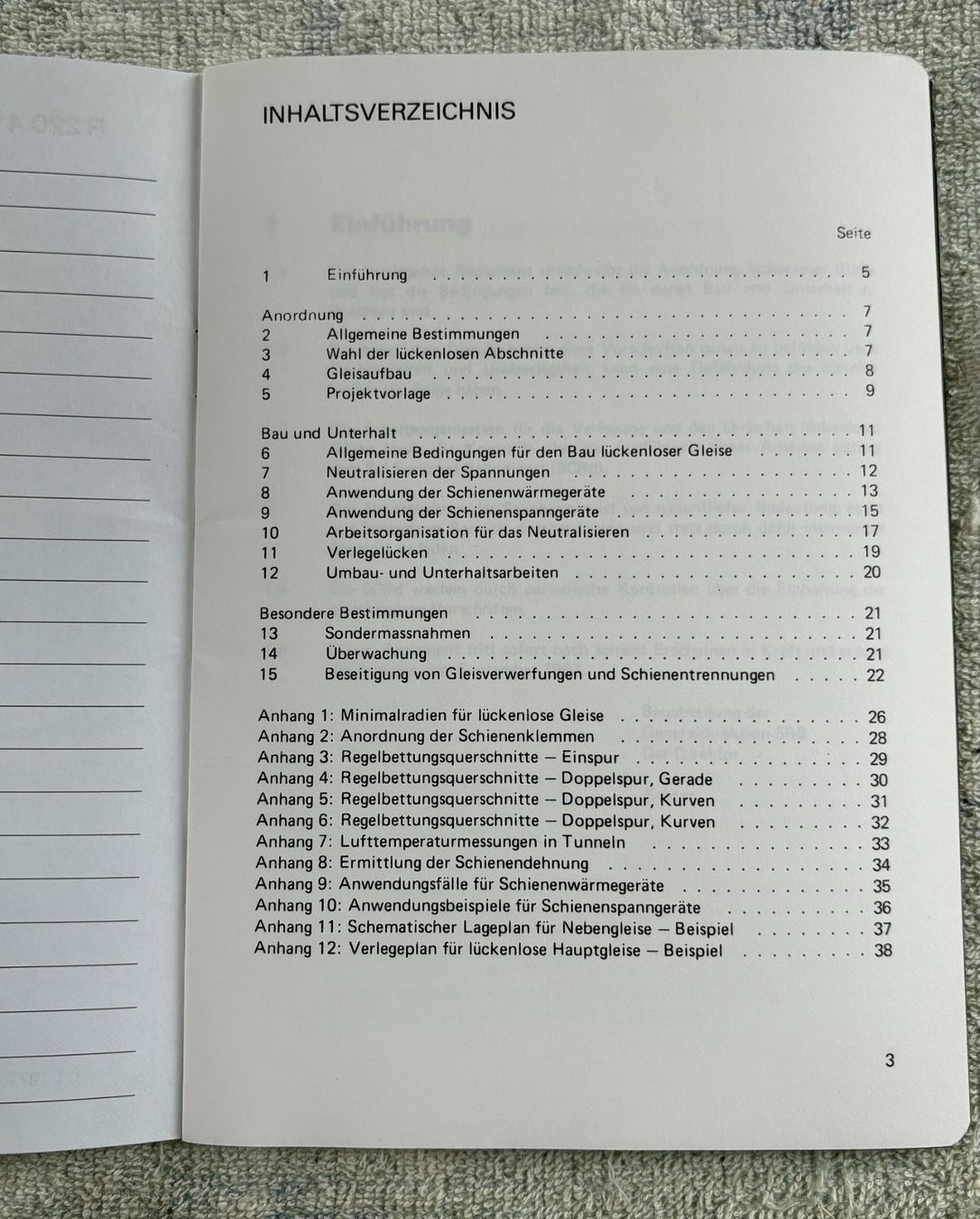 Documenti: SBB R220.41 LÜCKENLOSE GLEISE – Usato da Ostermundigen venduto da wini63 1