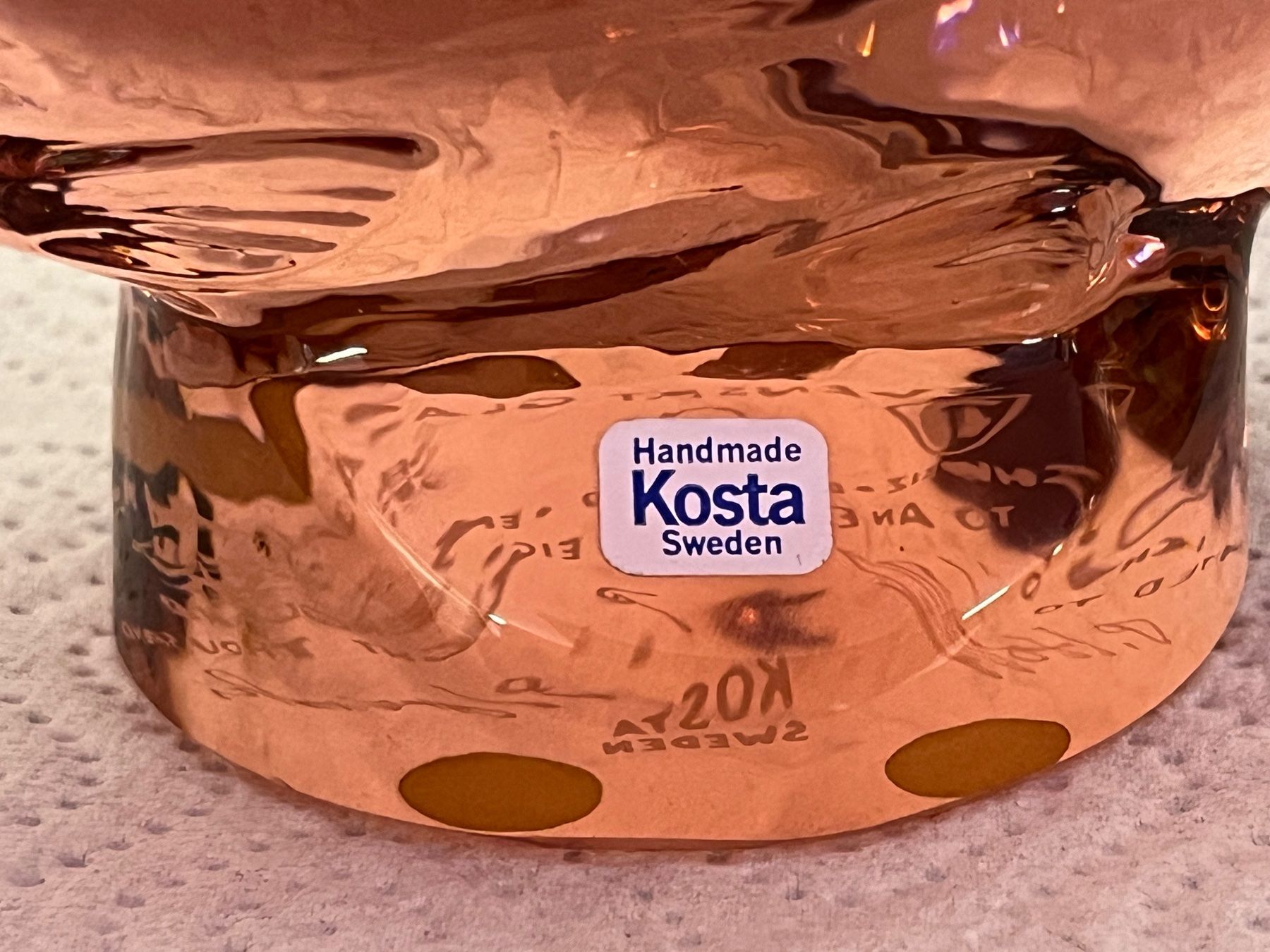 Kosta Boda Statuette: Kosta Bods – Usato da Kandergrund venduto da honey-art_and_more 1
