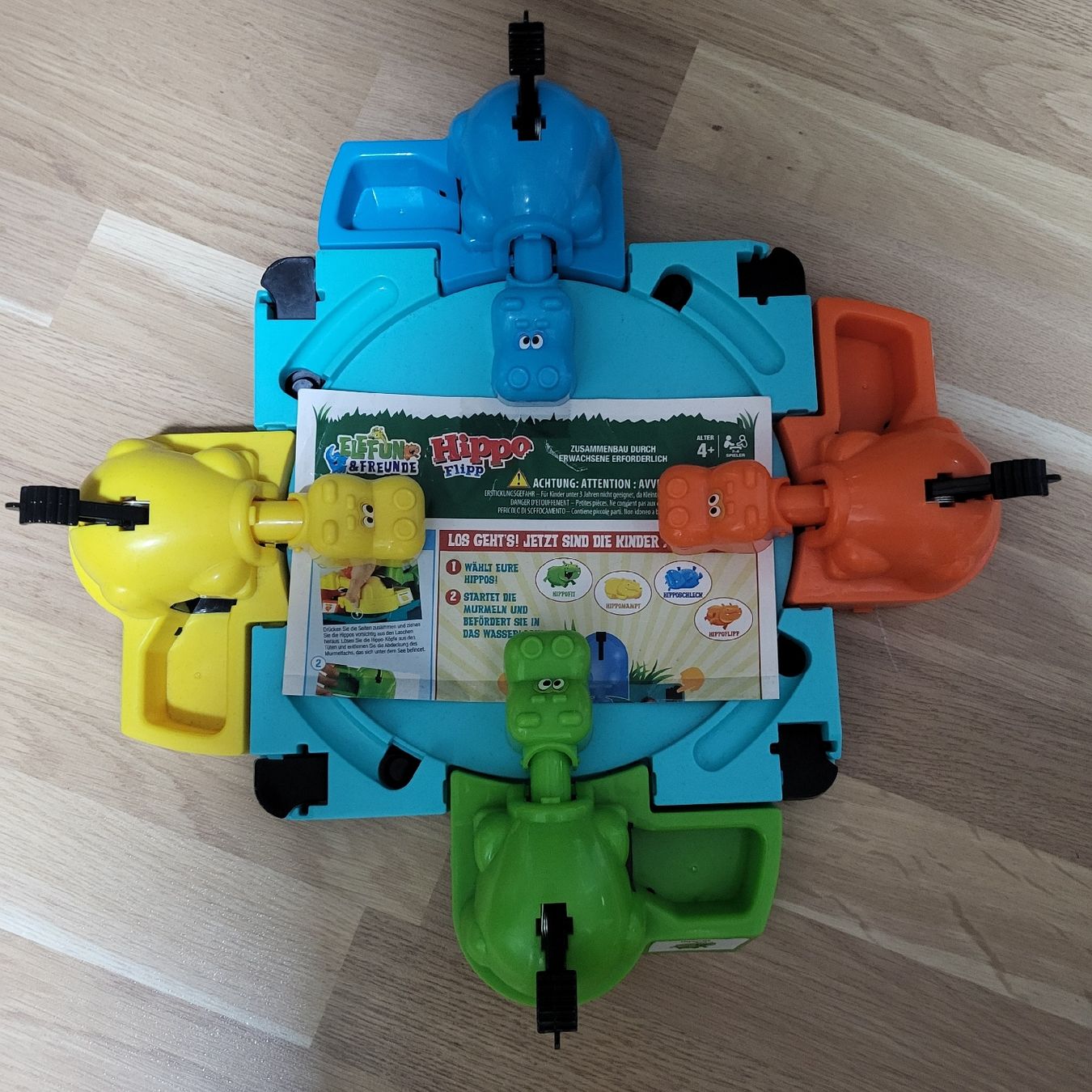 Hasbro Giochi: Hippo Flipp, 4 Spieler – Usato da Oberbüren venduto da Eis100