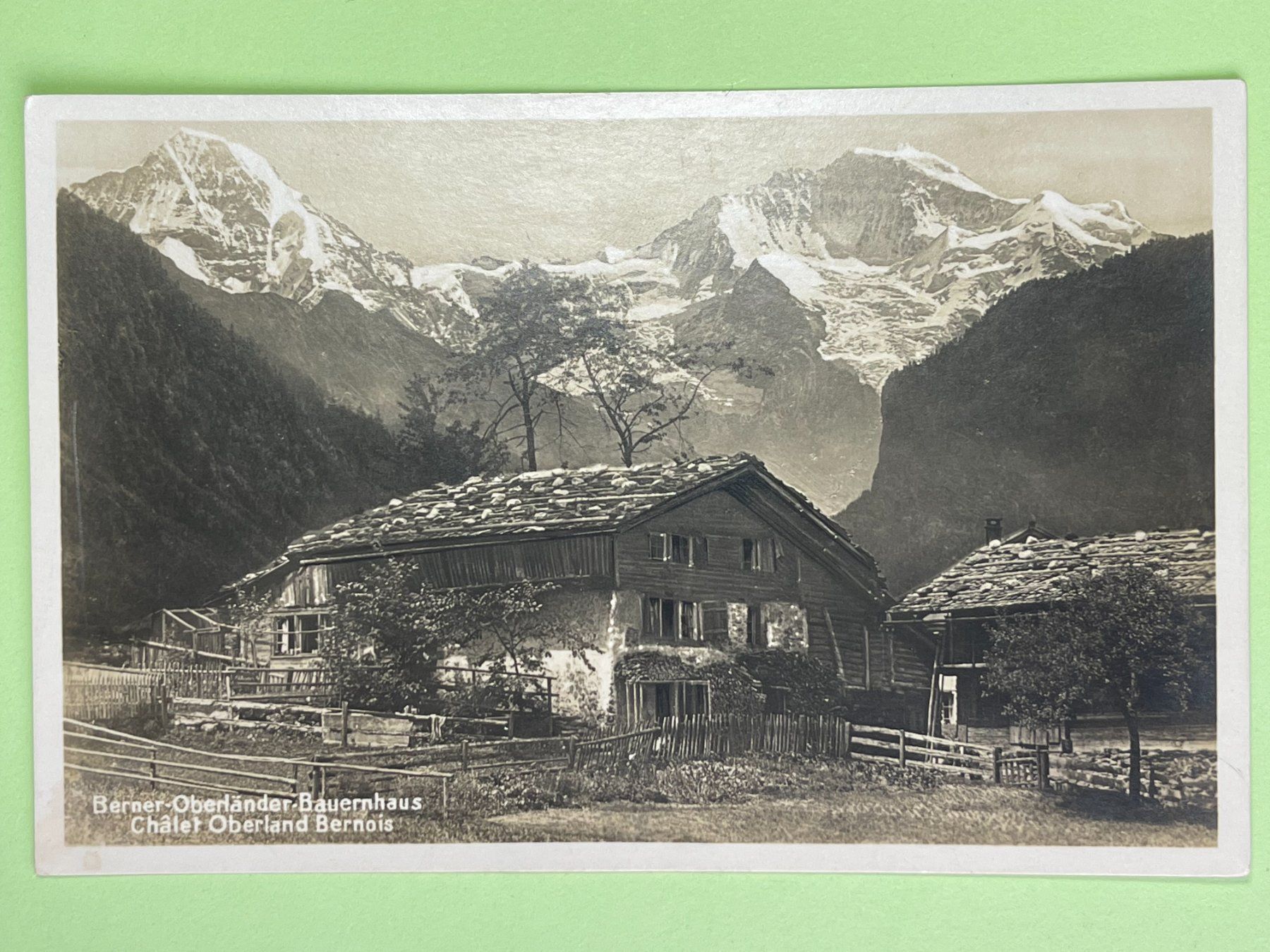 Cartoline postali: Berner-Oberländer Bauernhaus – Usato da Steg VS venduto da danwer74