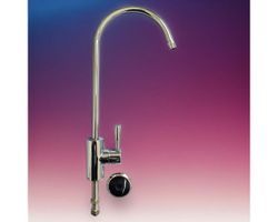 Robinet eau pure col cygne petit modele ecrou 1/4 / Hahn