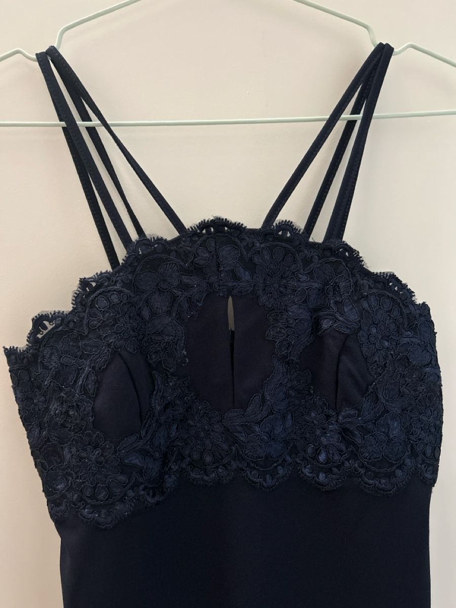Vestiti: Cocktailkleid mit Spitze dunkelblau – Usato da Winterthur venduto da Guizza93 1