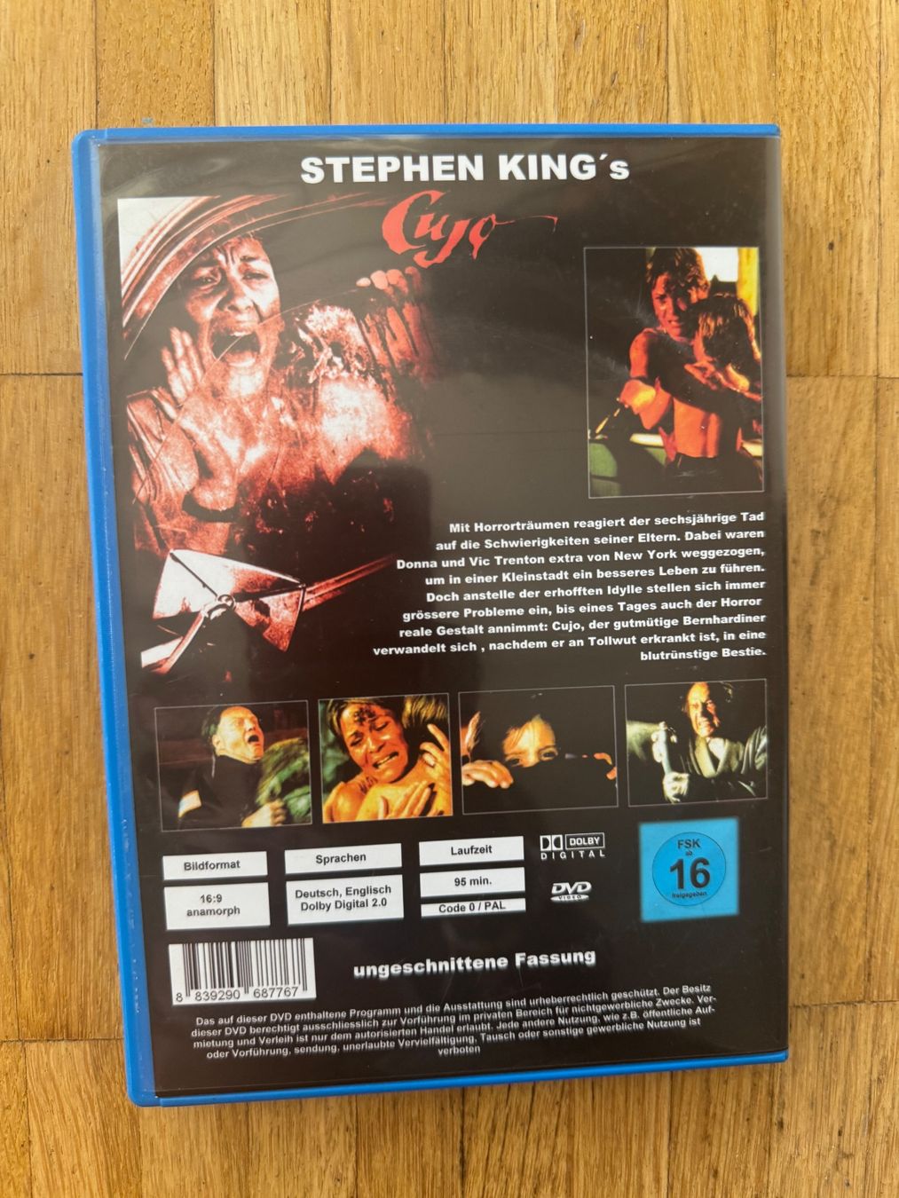 Alle DVDs: CUJO / STEPHEN KING`S. (DVD) – Gebraucht aus Basel von san_2qlq 1