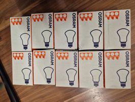10x Osram Glühbirnen, 54W, Neu, ungebraucht! K5