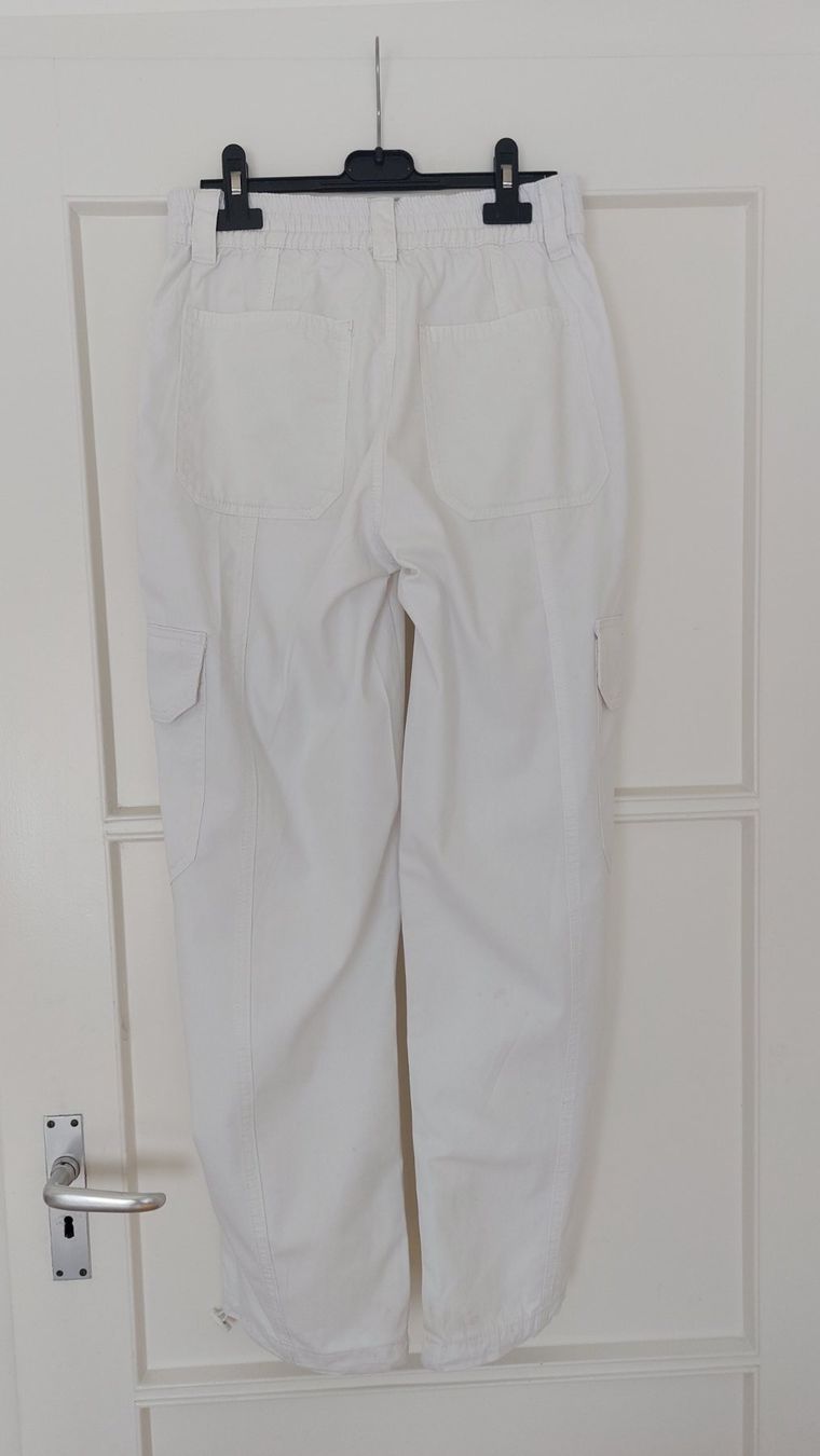 Pull&Bear Pantaloni: Pantalon blanc  Pull&bear taille 36 – Usato da Lausanne venduto da anta-123 2