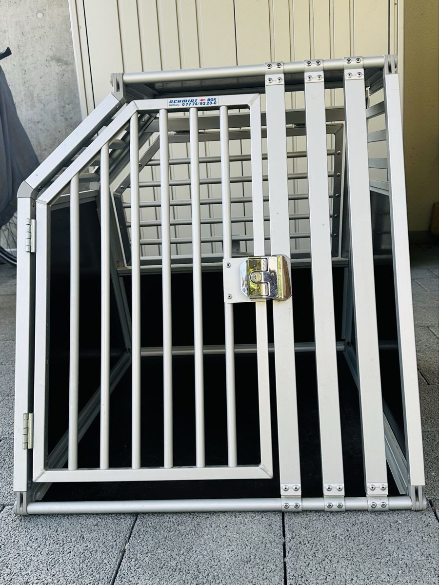Käfige, Transport & Sicherheit: Schmidt - Hundebox – abschliessbar mit Notausstieg – Gebraucht aus Erlinsbach So von jasper88 6