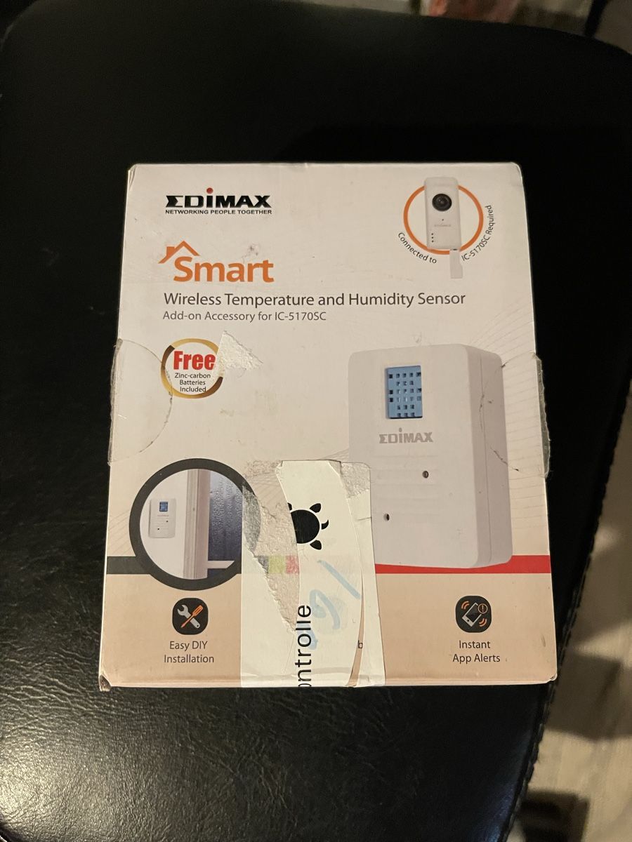 Sonstiges für Haushalt & Wohnen: Edimax Temperatur und Humidity Sensor WS-2003P – Neu (gemäss Beschreibung) aus Maschwanden von Ddorf