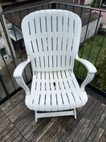 Chaises de jardin pliantes en plastique blanc occasion