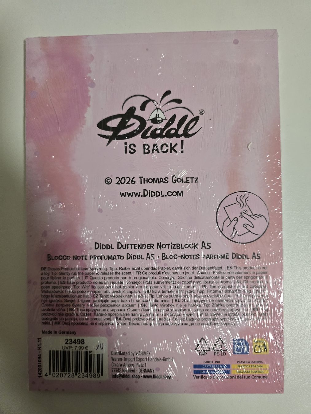 Blocchi: Diddl is back Original Block Aloe-Vera – Nuovo e nell'imballaggio originale da Zweidlen venduto da Anglue 1