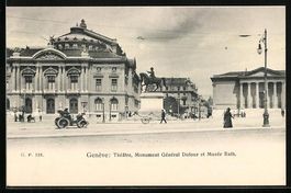 Genève, Theatre, Monument General Dufou