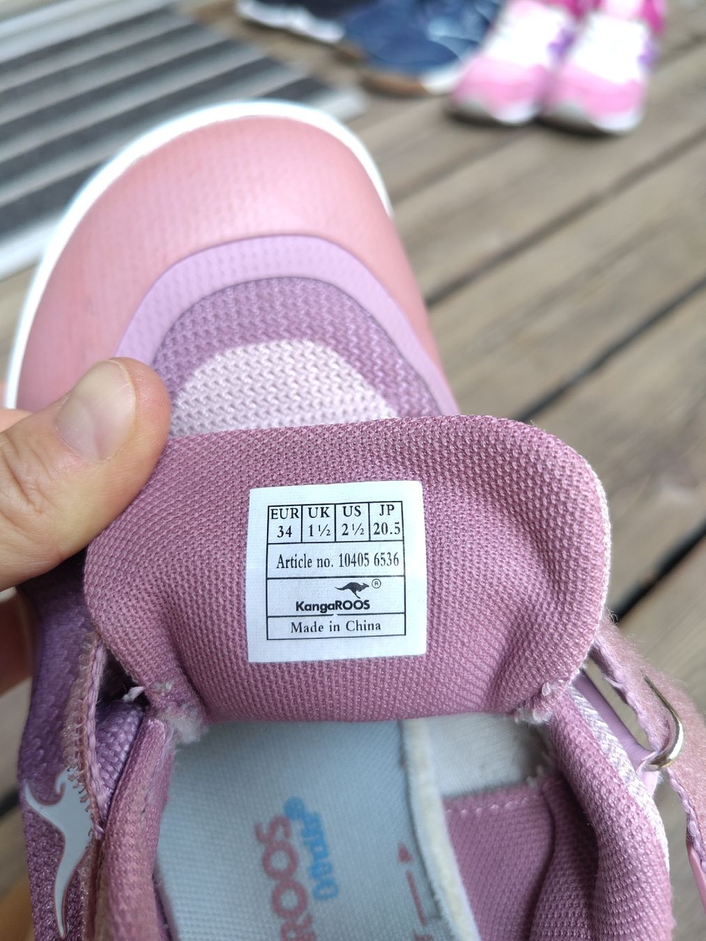 Scarpe per ragazze: KangaRoos Schuhe Grösse 34 rosa gebraucht – Usato da Wabern venduto da c.trachsel 3
