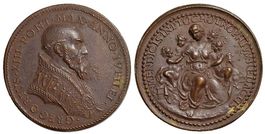 Rom, Gregor XIII, Bronzemedaille AN IVB (1575)