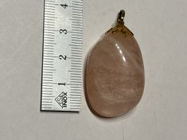 Rosenquarz Kettenanhänger