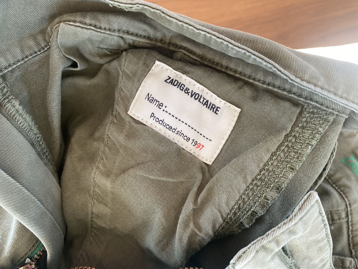Zadig & Voltaire Pantaloni: Zadig & Voltaire Cargohose olive Size 14A-S – Nuovo (secondo la descrizione) da Meggen venduto da 6003Luzern 5