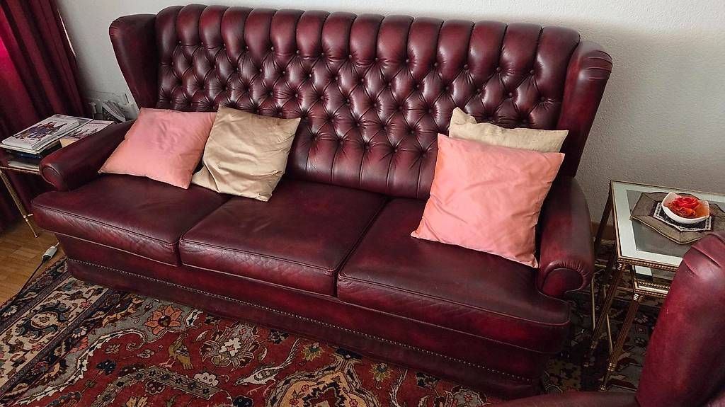 Divani: Chesterfield Polstergruppe – Usato da St. Gallen venduto da erich2211 2