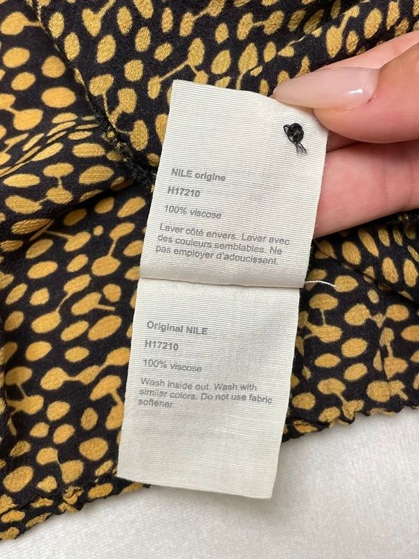 Nile Chemisiers: Blouse NILE viscose patterned size L good condition – D'occasion à Lausanne par Danash 6