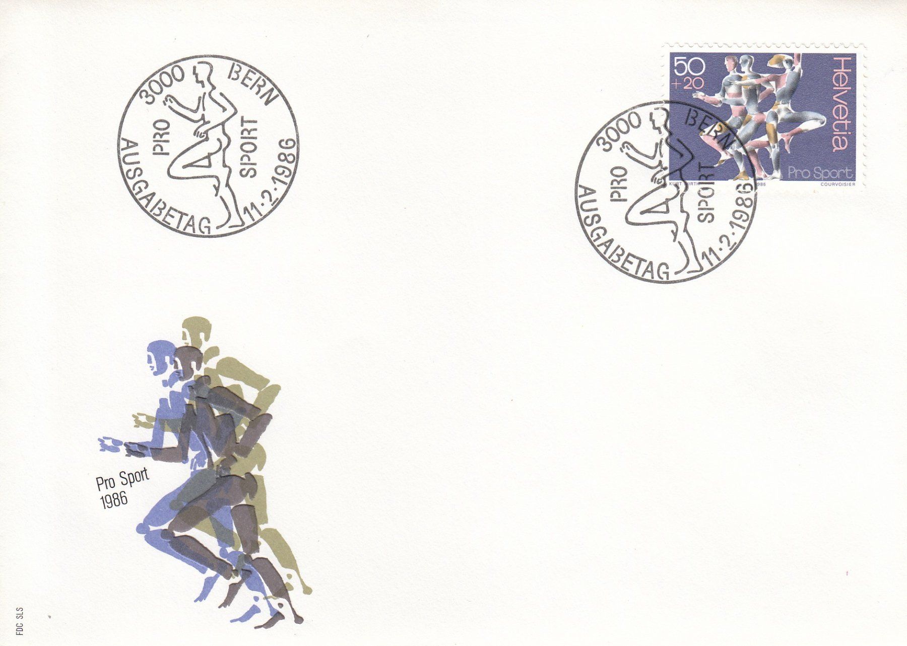 Tutti i francobolli: 1986 W65 Pro Sport FDC – Usato da Spreitenbach venduto da Mustang_1105