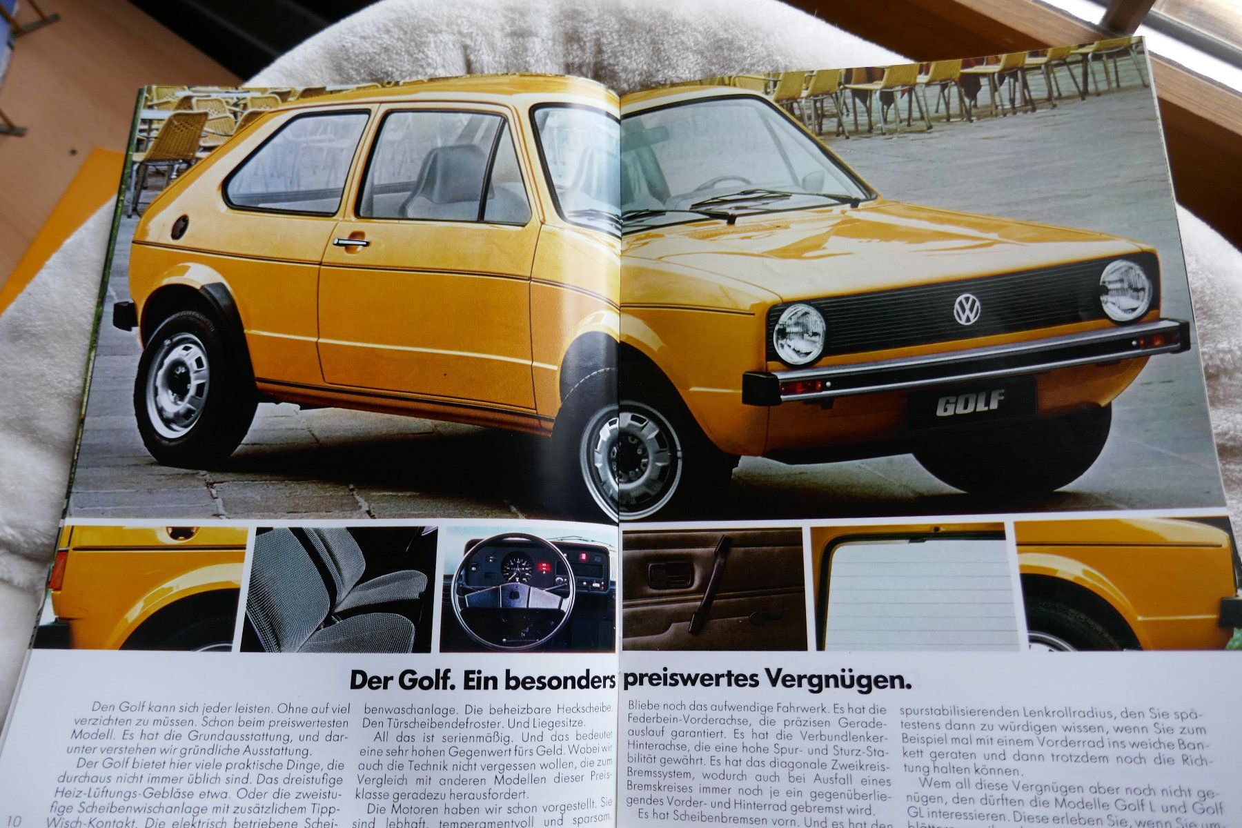 VW Documenti: VW   GTI 1977  Originalprospekt – Usato da Madiswil venduto da ML911 4