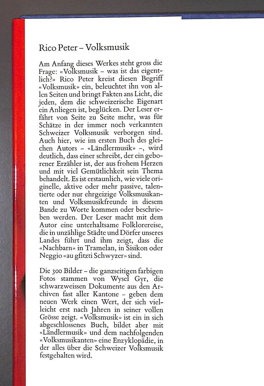 Libri: VOLKSMUSIK Schweizer Volksmusik - was ist das eigentlich? – Nuovo (secondo la descrizione) da Zürich venduto da Nobs1 2