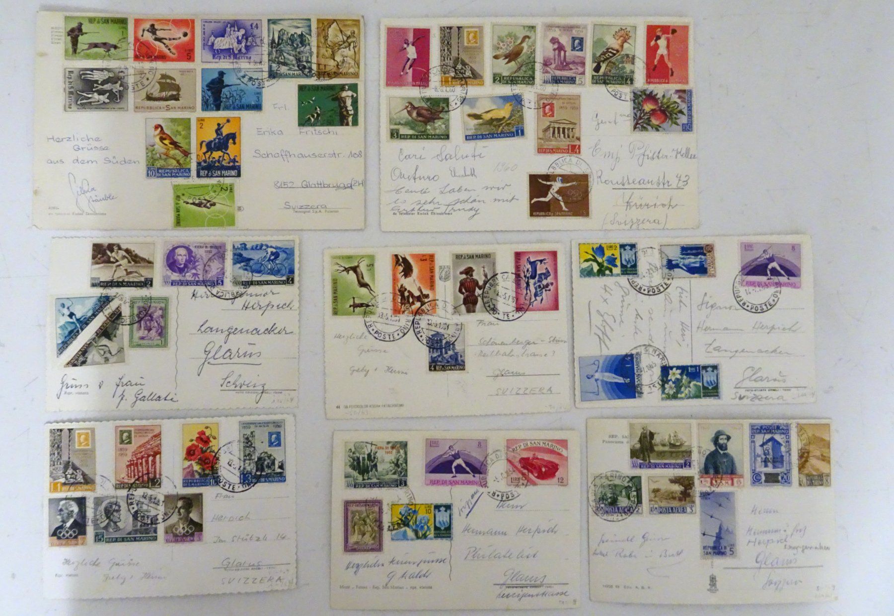 Tutti i francobolli: Briefmarken San Marino – Usato da Feldbrunnen venduto da MarcusSO